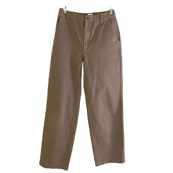 Aritzia Sunday Best Jaden Pant High-waisted Chino in GD Turner Taupe Size 2 - Picture 6 of 15